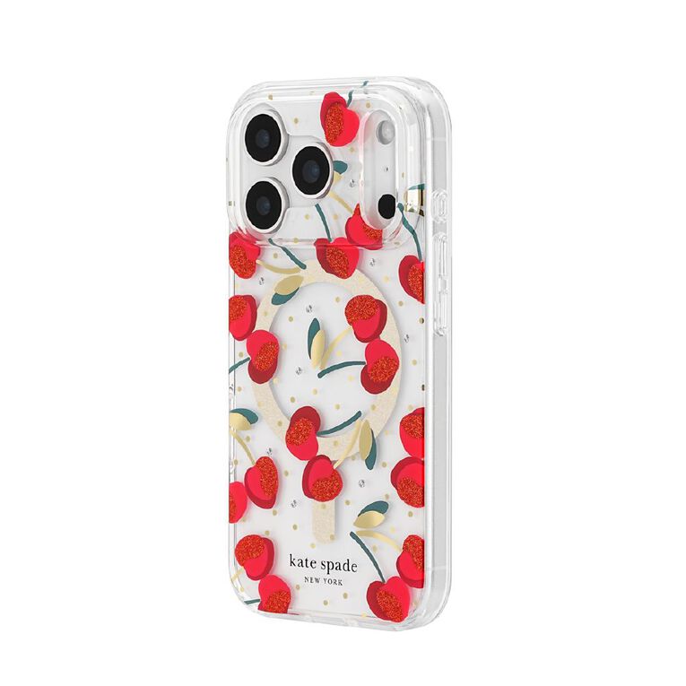 Kate Spade Protective Case for iPhone 17 Pro - Cherry Dots, , hi-res