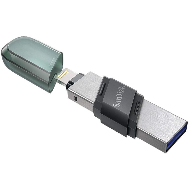 Sandisk iXpand 256GB Flash Drive Flip SDIX90N Black, , hi-res