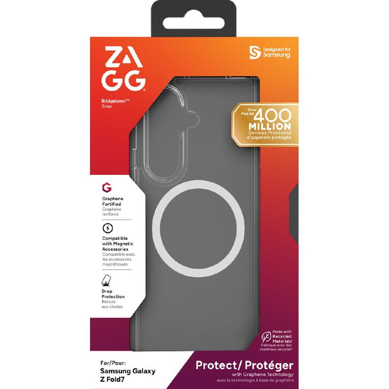 Zagg Bridgetown Snap Case Clear - Samsung Galaxy Z Fold7, , hi-res