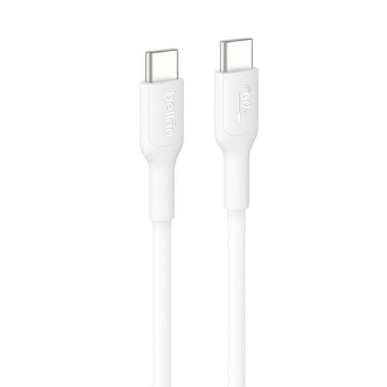 Belkin BoostCharge USB-C to USB-C Cable 60W 2.0, 1m - White, , hi-res