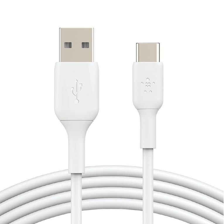 Belkin USB-C Cable - 2M - White, , hi-res