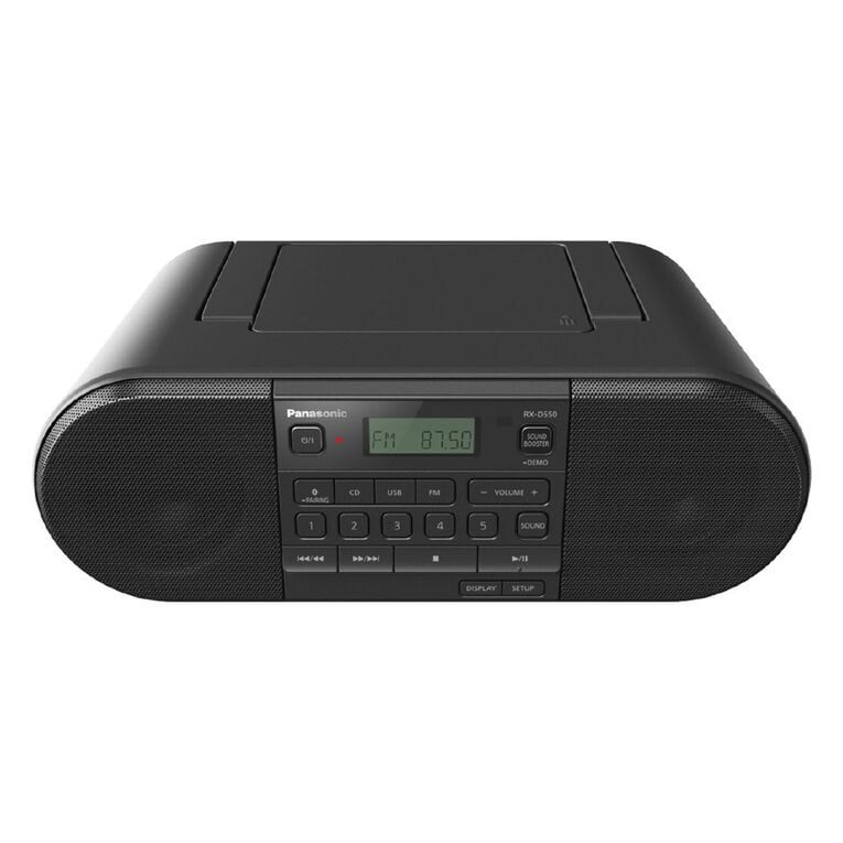 Panasonic RX-D550 Portable CD Radio with Bluetooth and USB, , hi-res