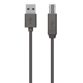 Belkin Printer Cable USB 2.0 USB A to B 1.8M - GREY