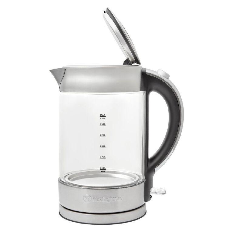 Westinghouse 1.7L Glass Kettle, , hi-res