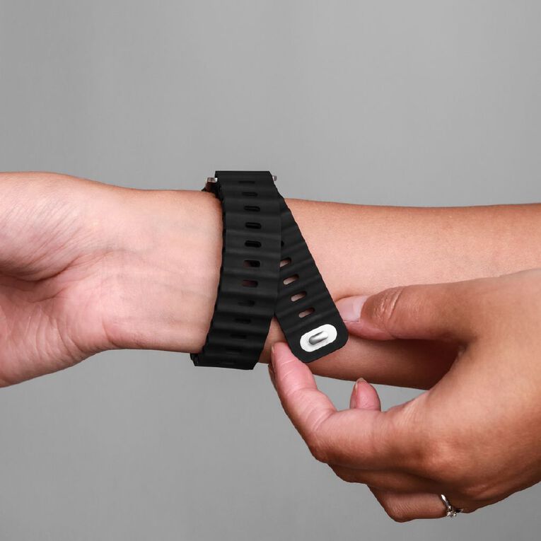 Vonmahlen Wave Band 2 for Apple Watch (44-46mm / Ultra) - Black, , hi-res