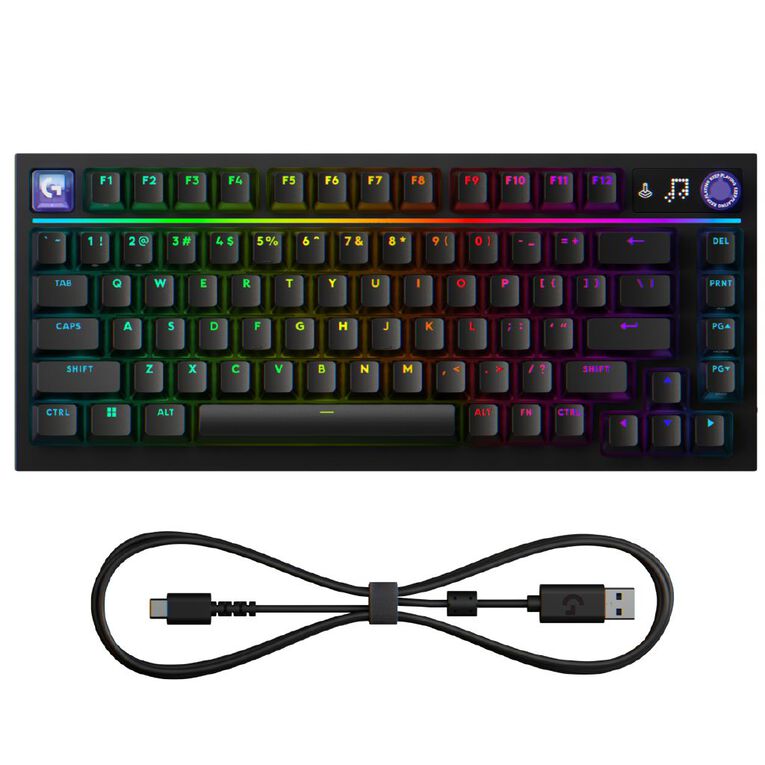 Logitech G316 X 75 Wired Gaming Keyboard - Black, , hi-res