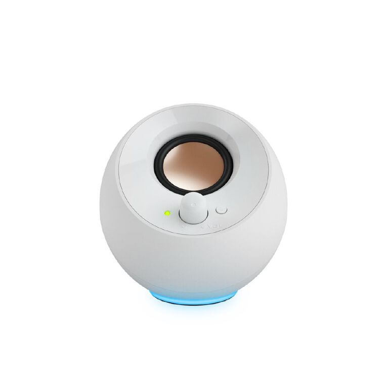 Creative Pebble SE Speaker with RGB Lighting - White, , hi-res