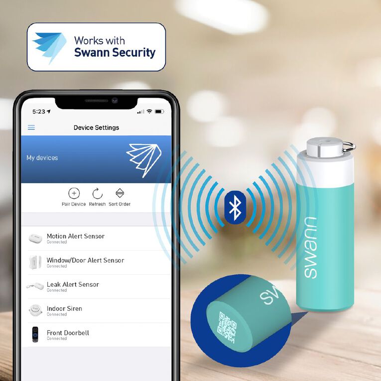 Swann ActiveResponse Personal Alarm Aqua (2nd Generation) - 1 Pack, , hi-res