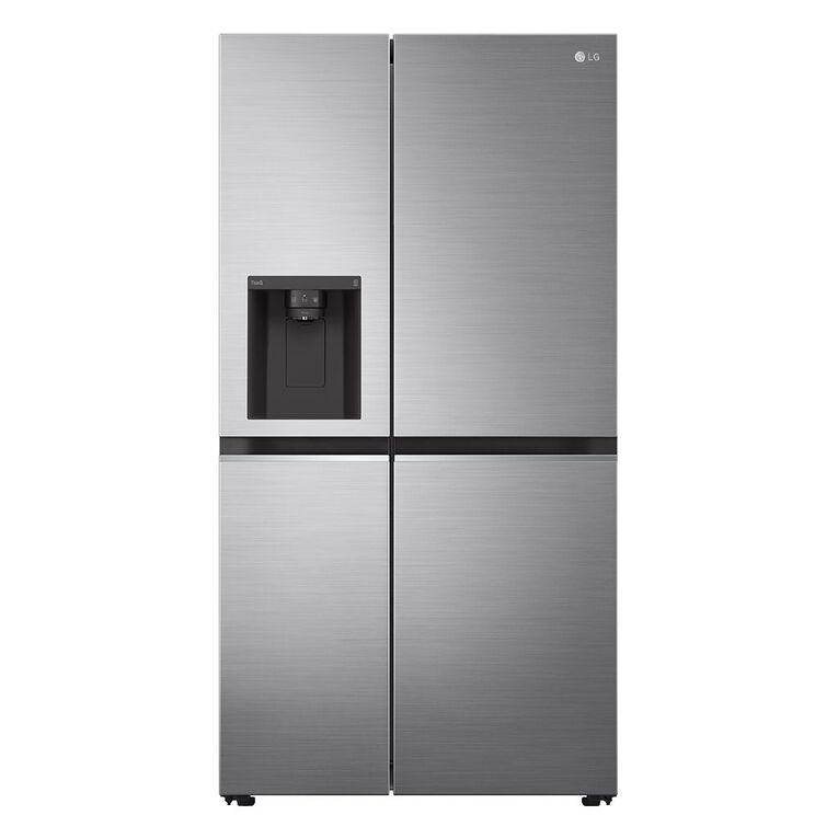 LG 635L Side By Side Fridge with Non Plumbed Ice & Water Dispenser in