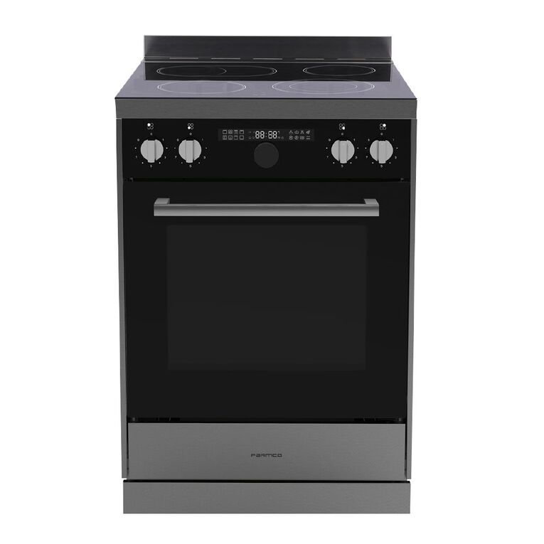 Parmco 60cm Freestanding Oven with Ceramic Cooktop Noel Leeming