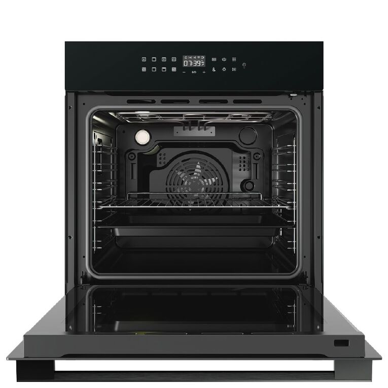 Haier 76L Oven 14 Function Pyrolytic with Rotisserie and Air Fry - Black, , hi-res
