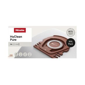 Miele CO XXL Hyclean Pure 16 Pack Vacuum Cleaner Bags & 4 Exhaust Filters
