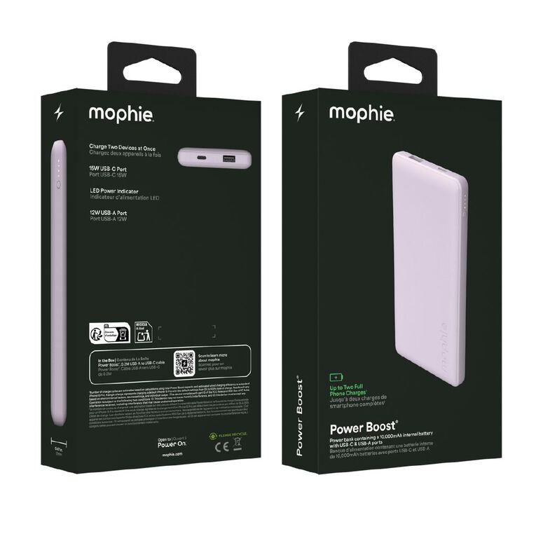 Mophie Power Boost 10K PD Powerbank - Lilac, , hi-res