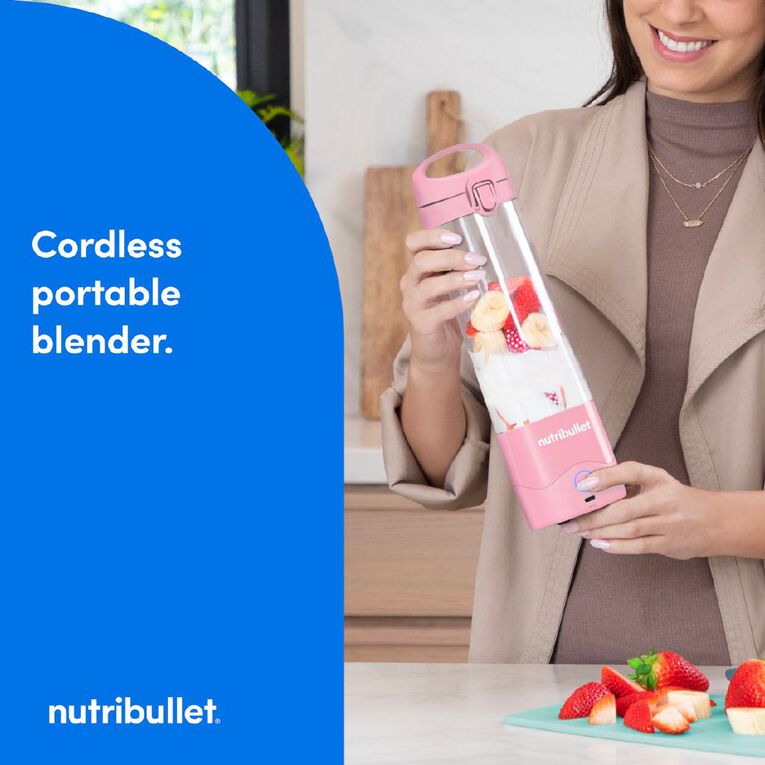 Nutribullet Portable Blender - Petal Pink, , hi-res