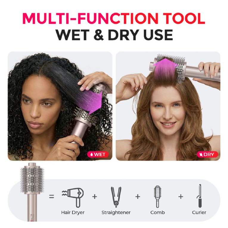 TYMO Air Beam Hot Air Styling Brush - Champagne, , hi-res