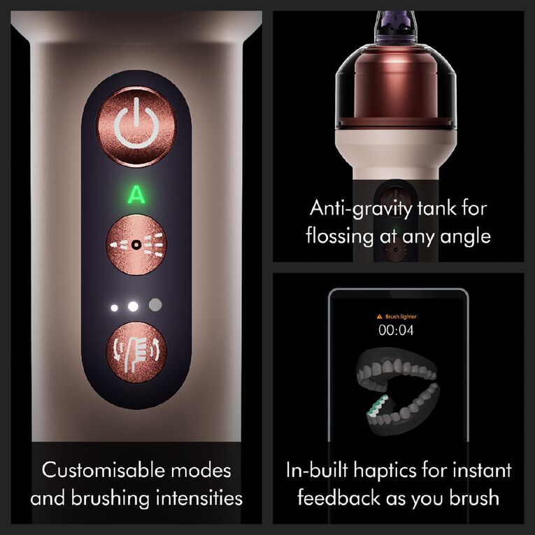 Dyson Camerajet Electric Toothbrush With Flosser And Starter Kit (Ceramic Pink), , hi-res