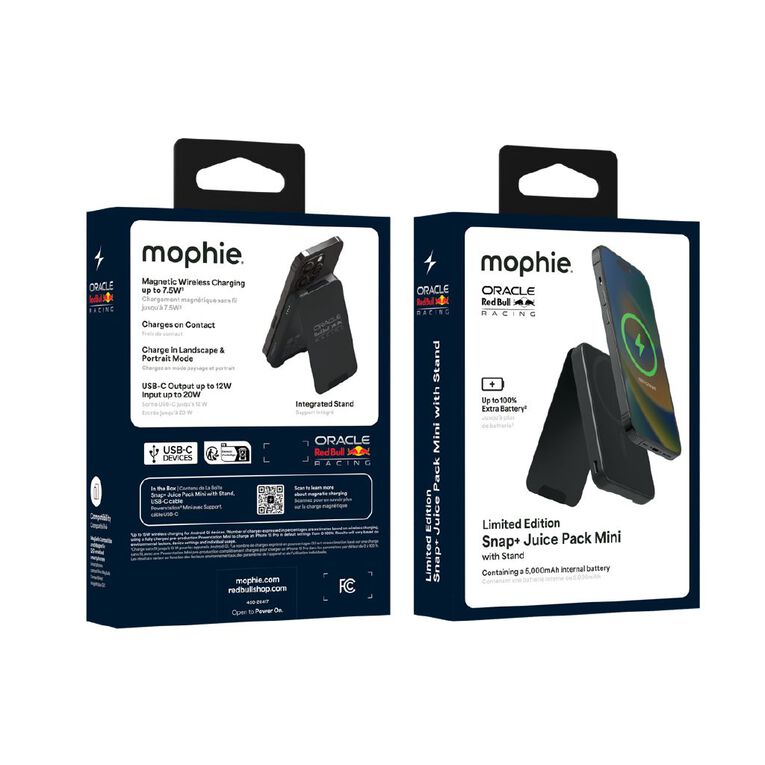 Mophie Snap+ Powerstation Mini Stand 5K - Red Bull Exclusive, , hi-res