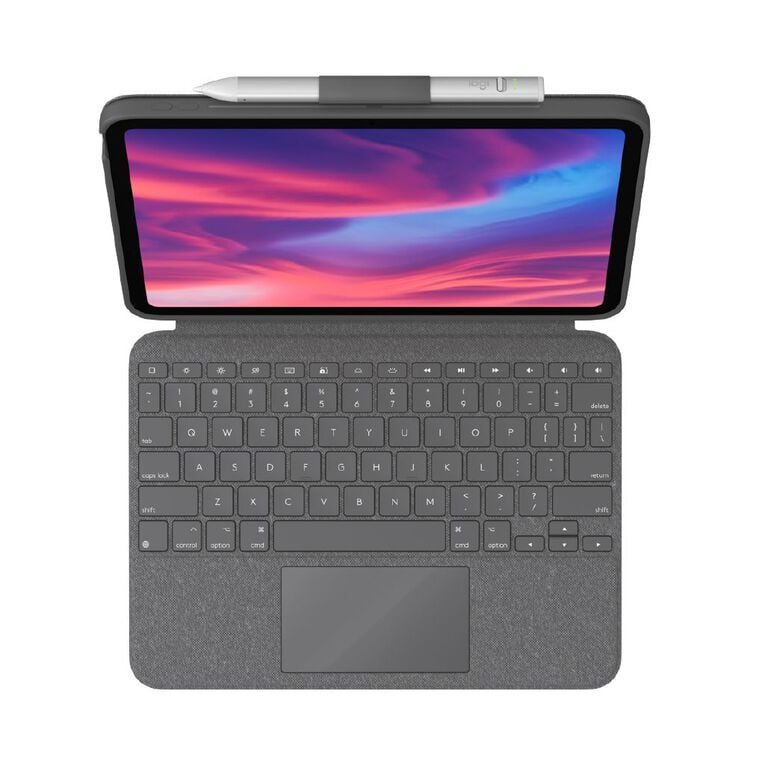 Logitech Combo Touch for iPad (A16 & 10th Gen) - Oxford Grey, , hi-res