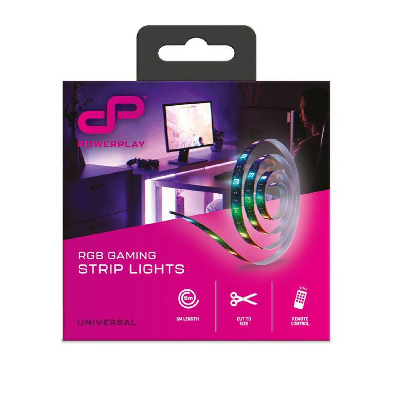 PowerPlay RGB Gaming Strip Lights 5m, , hi-res