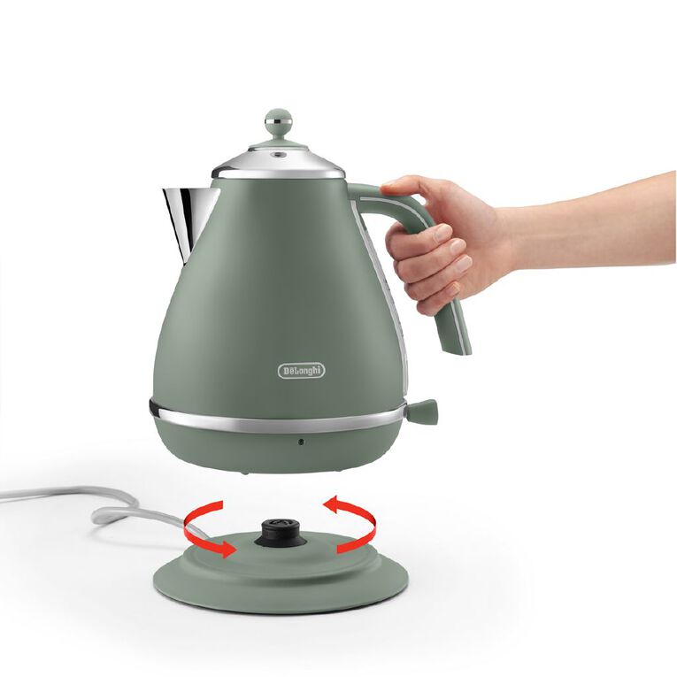 Delonghi Icona Capitals 1.7L Kettle Copenhagen Green, , hi-res