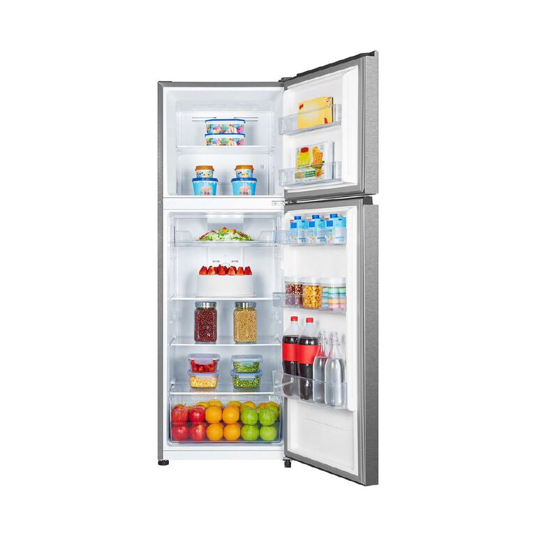 Hisense Top Mount Fridge Silver 326L, , hi-res