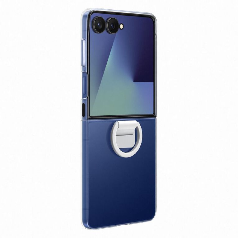 Samsung Z Flip7 Clear Case with Ring, , hi-res