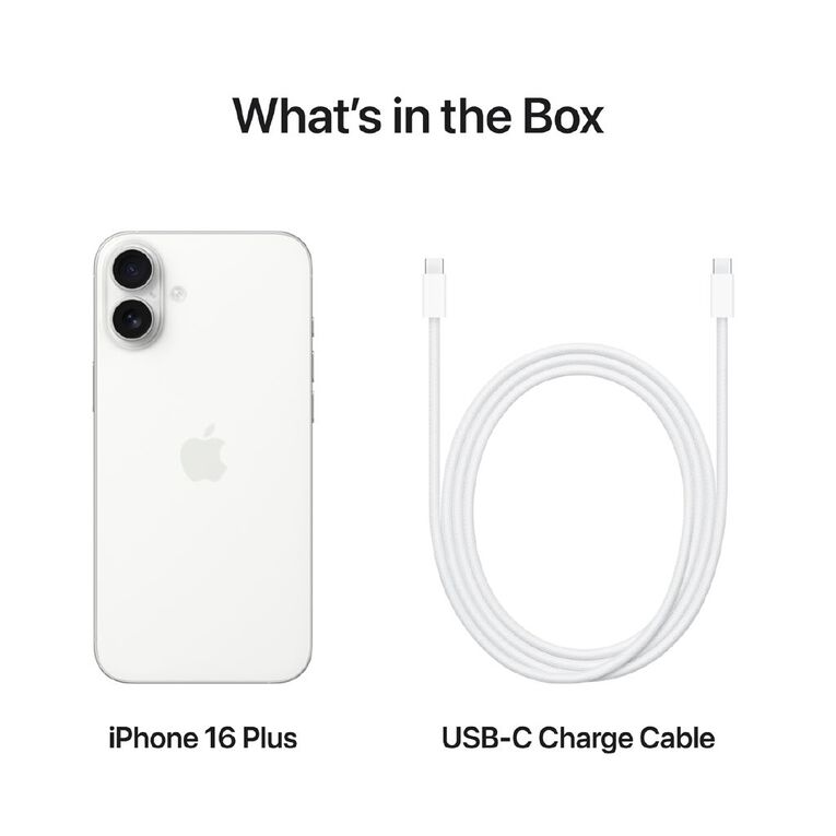 Apple iPhone 16 Plus 256GB White, , hi-res