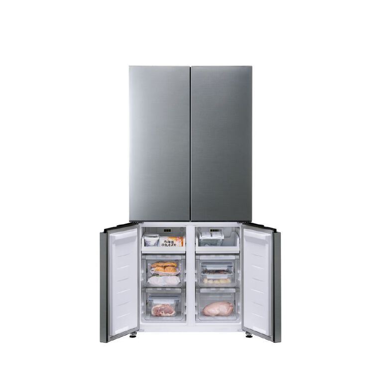 Panasonic 445L Flush Fit Quad Door Fridge Freezer - Stainless Steel, , hi-res
