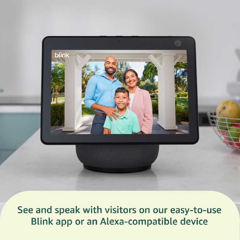 Blink Mini 2K+ Security Camera - Black - 2 Pack, , hi-res