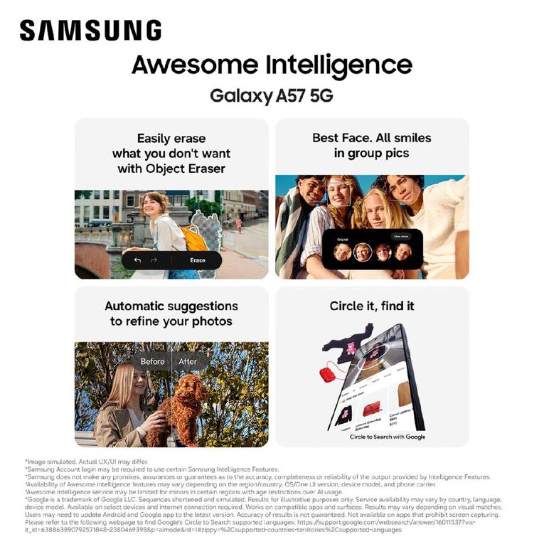 Samsung Galaxy A57 5G 256GB - Awesome Navy, , hi-res