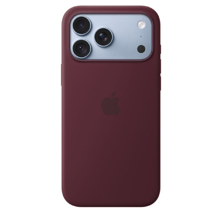 Apple iPhone&nbsp;18 Pro&nbsp;Max Silicone Case with MagSafe - Burgundy, , hi-res