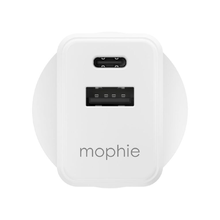 Mophie Dual Wall Charger 30W White, , hi-res