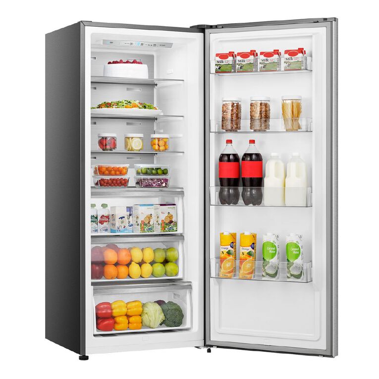 Hisense Single Door Stainless Steel Hybrid Fridge/Freezer 384L, , hi-res
