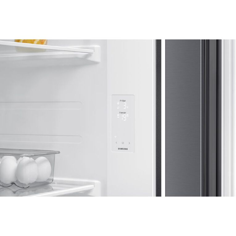 Samsung 655L Side By Side AI Energy Mode Fridge Freezer - Silver (SRS6100S), , hi-res