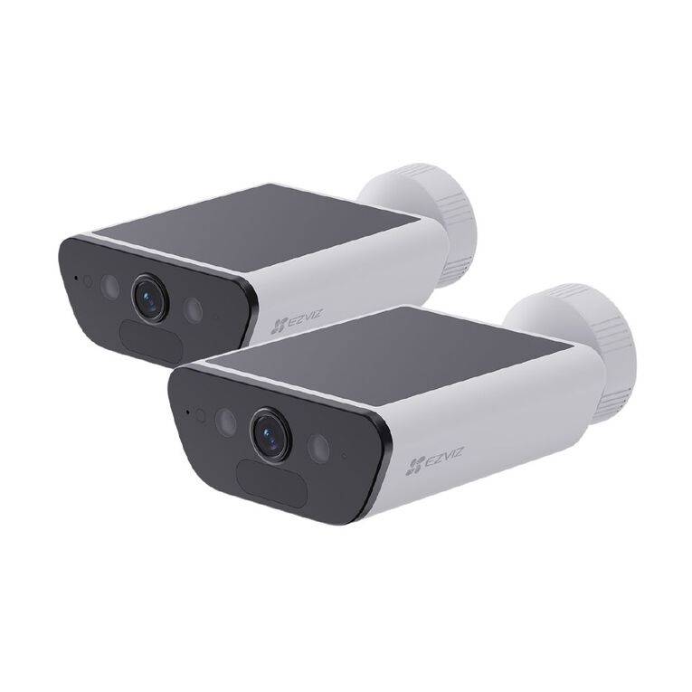 EZVIZ CB5 4K Camera 2 Pack With Solar and 16GB SD Cards, , hi-res
