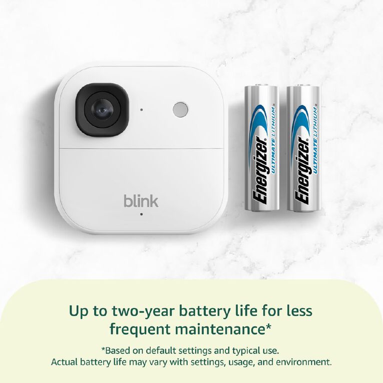 Blink Outdoor 2K+ With Sync Module Core 2 Pack White, , hi-res
