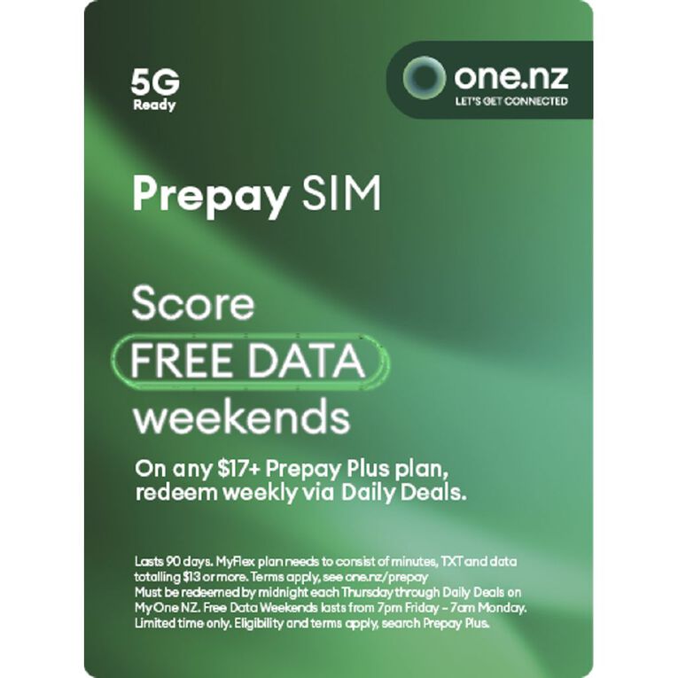 One NZ Prepay Triple SIM, , hi-res