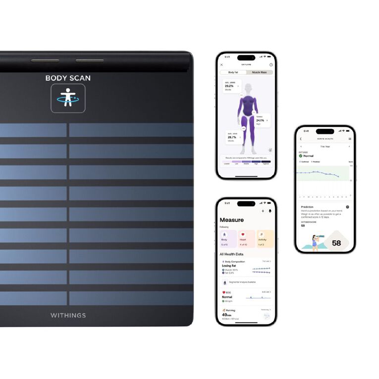 Withings Body Cardio iPhoneアプリ管理 体組成計（Withings Body 