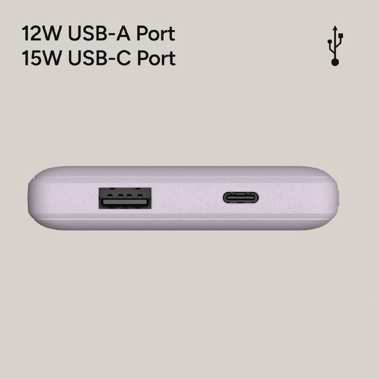 Mophie Power Boost 10K PD Powerbank - Lilac, , hi-res