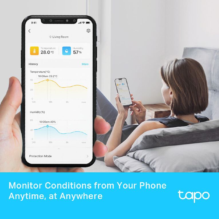 TPLink Tapo T315 Smart Temperature & Humidity Monitor Noel Leeming