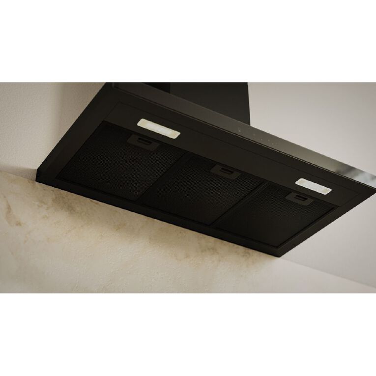 Haier 90cm 600 Series Box Chimney Wall Rangehood - Black, , hi-res