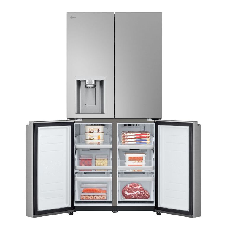 LG 506L Slim French Door Fridge Non-Plumbed - Stainless, , hi-res