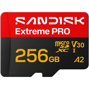 Sandisk Extreme Pro microSD UHS-I 256GB MicroSD 250MB/s(R) / 170MB/s(W)