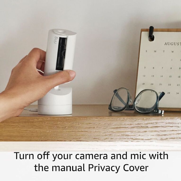 Ring Pan-Tilt Indoor Security Camera - White, , hi-res