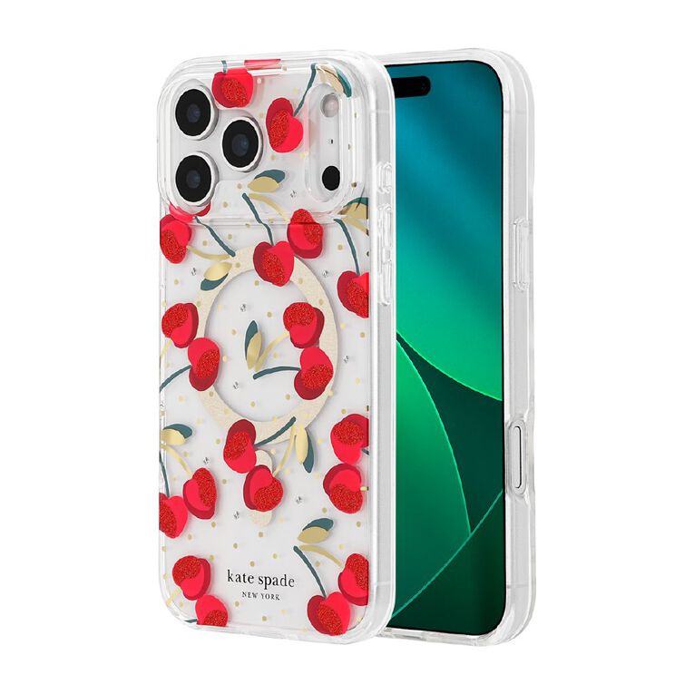 Kate Spade Protective Case for iPhone 18 Pro Max / 17 Pro Max - Cherry Dots, , hi-res