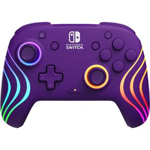 PDP Afterglow Wave Wireless Plus Nintendo Switch Controller - Purple