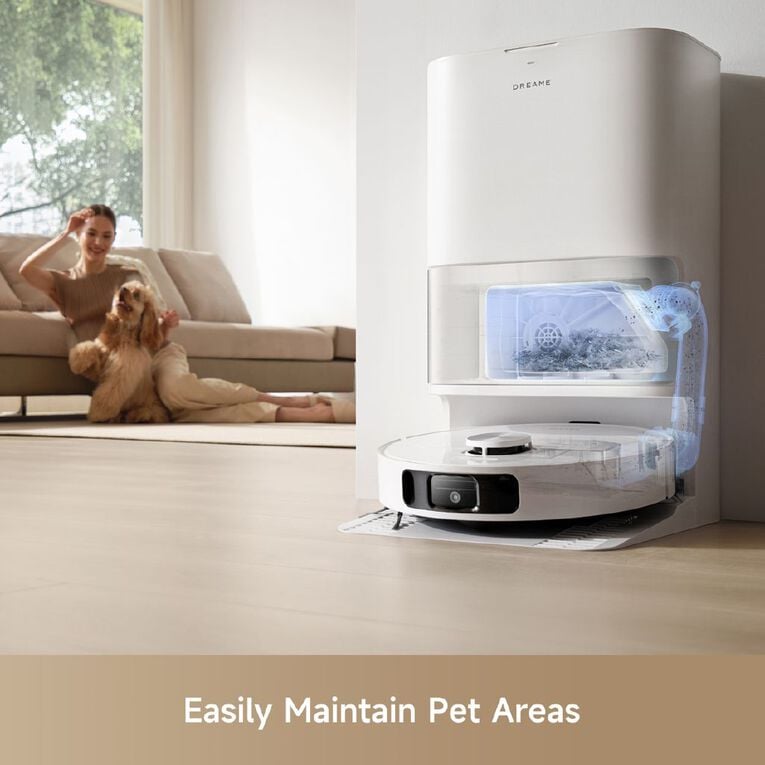 Dreame L30 Ultra S Robot Vacuum with Auto Mop Cleaning and Self-Emptying Base Station, , hi-res