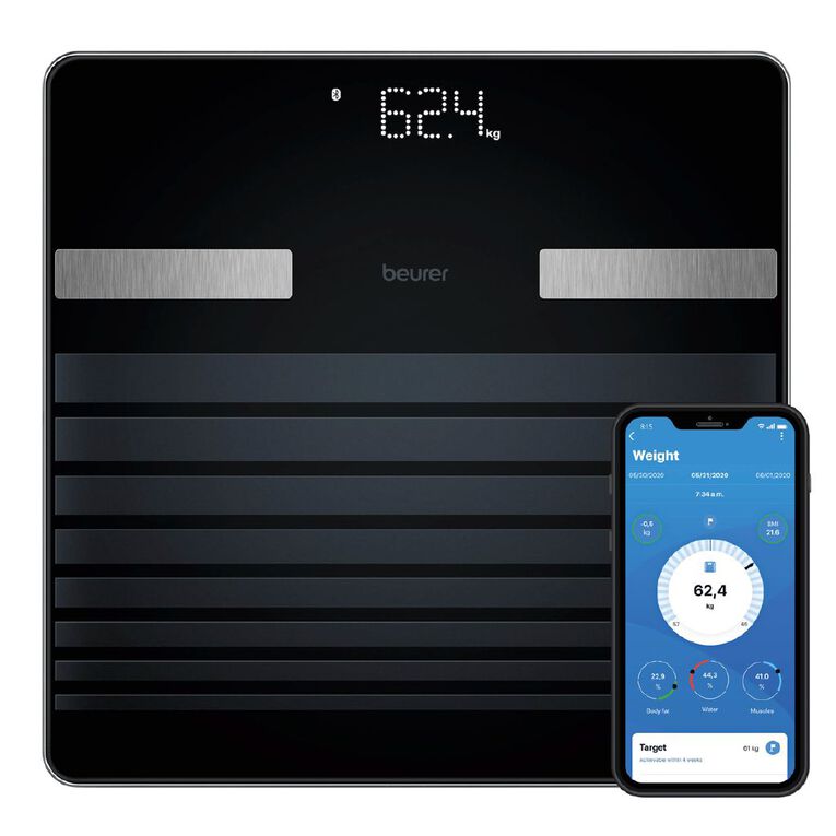 Beurer BF451 Bluetooth Glass Body Fat Scale, , hi-res