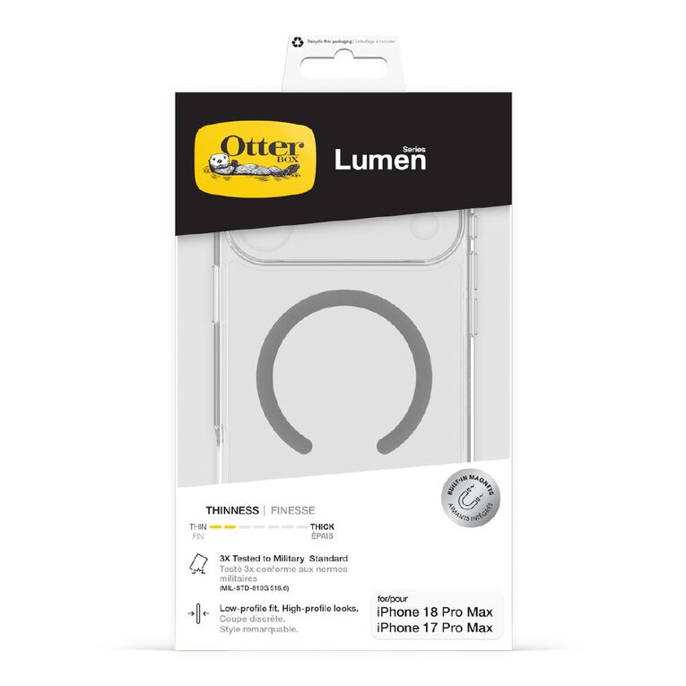 OtterBox Lumen MagSafe Case for iPhone 18 Pro Max - Clear, , hi-res