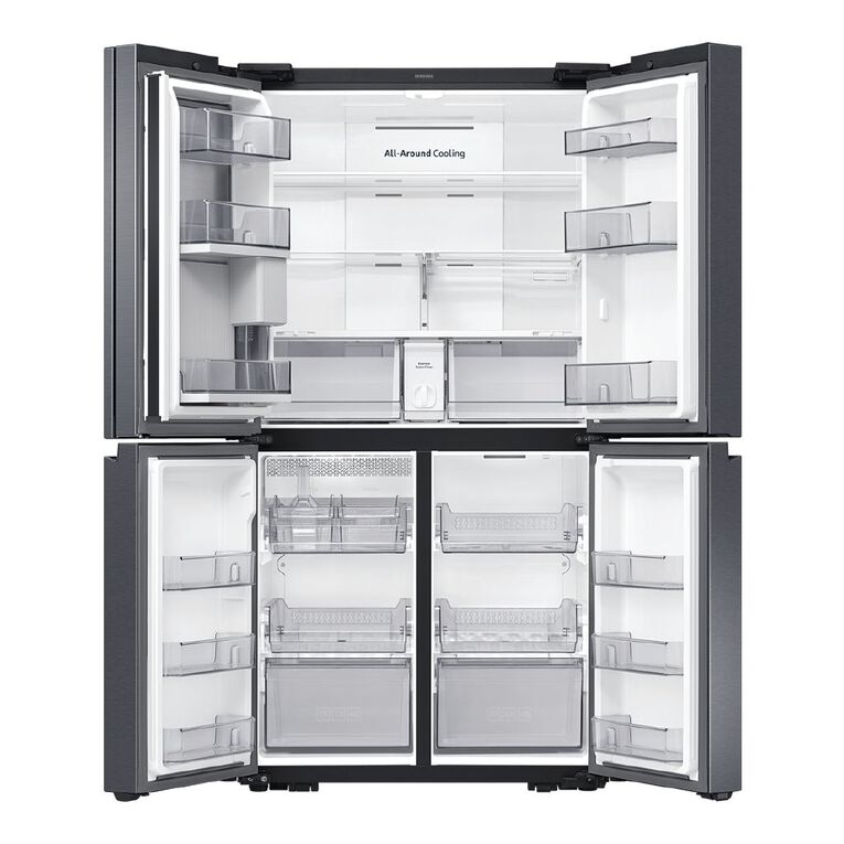 Samsung 648L French Door Fridge Freezer with Beverage Showcase SRF7500BB - Black, , hi-res